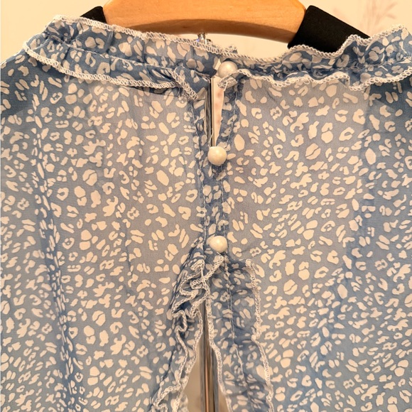 NWT / Miss Sparkling Chantae Ruffle Chiffon Dress / Size M - Picture 4 of 5